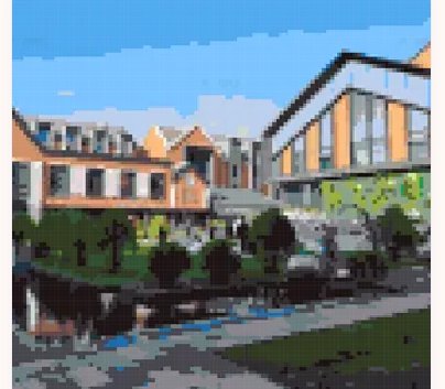 拼豆城市建筑
